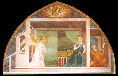 The Annunciation by Barna da Siena